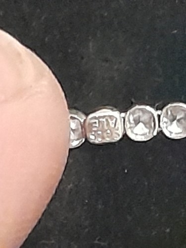 Pandora Sparkling Slider Tennis Bracelet 23cm Genuine - Picture 4 of 15