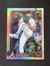 2025 Topps Series 2 - Spencer Strider #579 Rainbow Foilboard