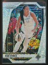 Kiah Stokes 2024 Panini Prizm WNBA White Sparkle #122