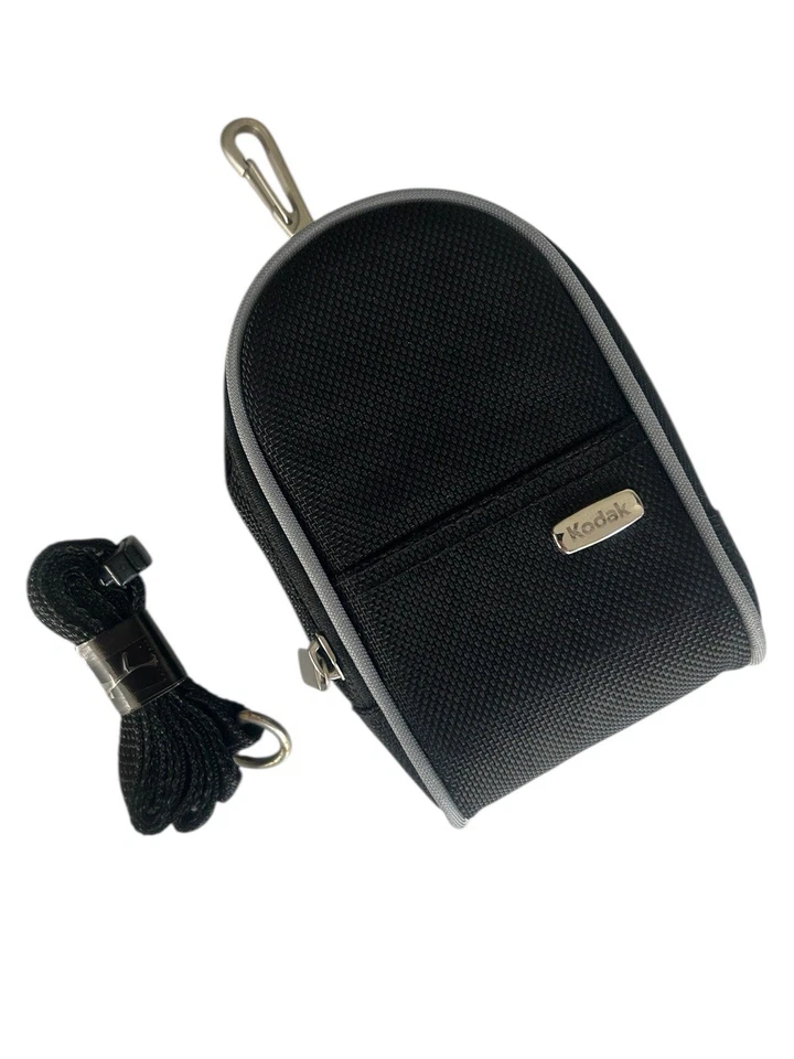 KODAK Mini Compact Camera Bag Case Crossbody Neck Strap 5” X 4” Black 4F5431 - Image 3 of 4