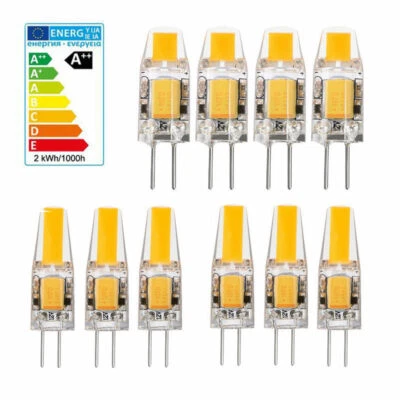 G4 1W 2W LED COB 1505 0705 Dimmbar AC DC 12V klar Ersatz Halogen Lampe - Bild 1 von 4
