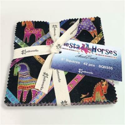 Laurel Burch**FIESTA HORSES**CHARM PACK~SUPER SALE!!!