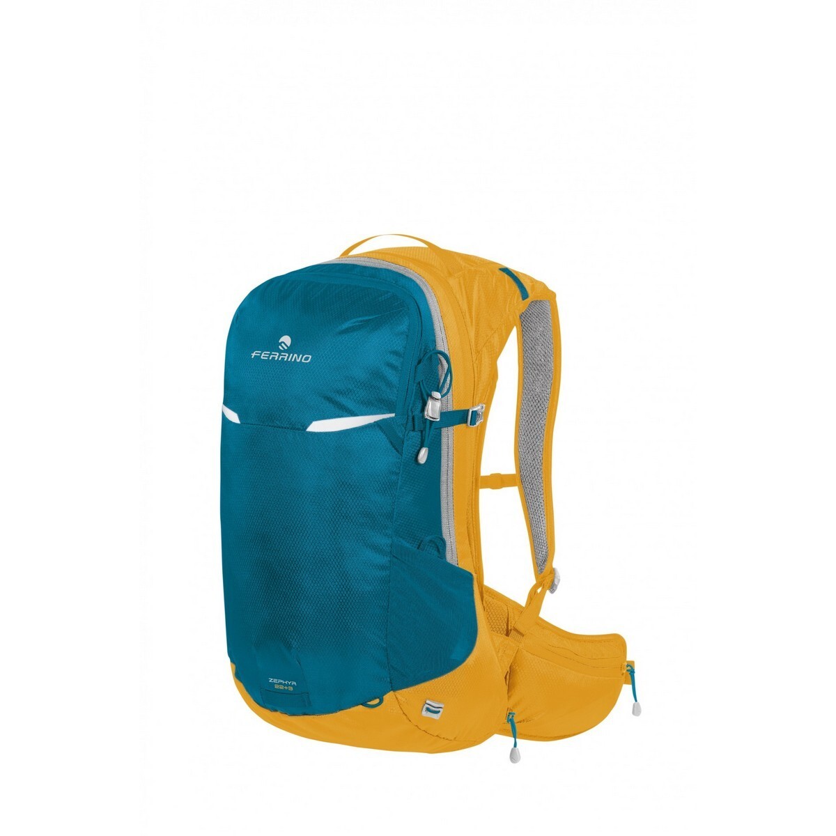 Mochila Zephyr 22+3L Azul para Trekking con Cubremochila Ferrino