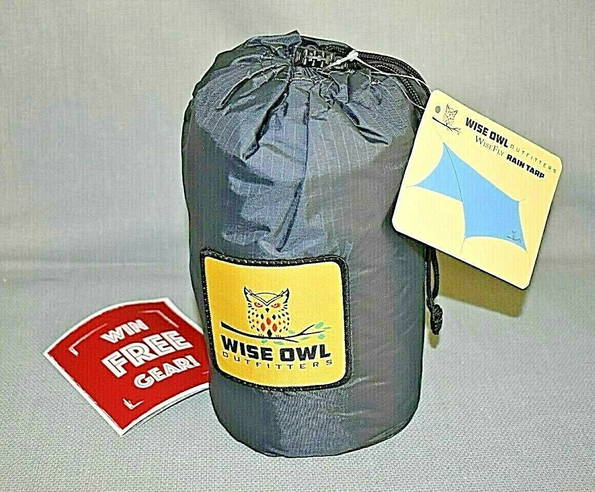 Wise Owl Outfitters Rain Fly Tarp WiseFly 11 x 4.5 ft. Waterproof Camping Tarp