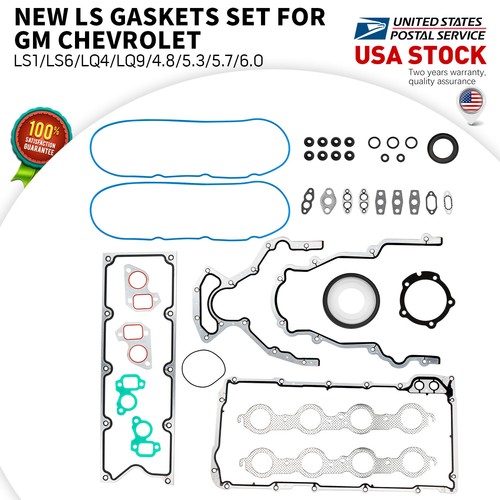 Valve Cover Gasket Set For GMC Sierra 2500 HD 6.0L V8 – 2001-2019 (5967cc)