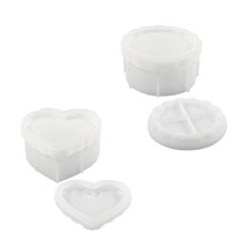Decorative Round/Heart Box Making Silicone Mold Resin for Enthusiasts