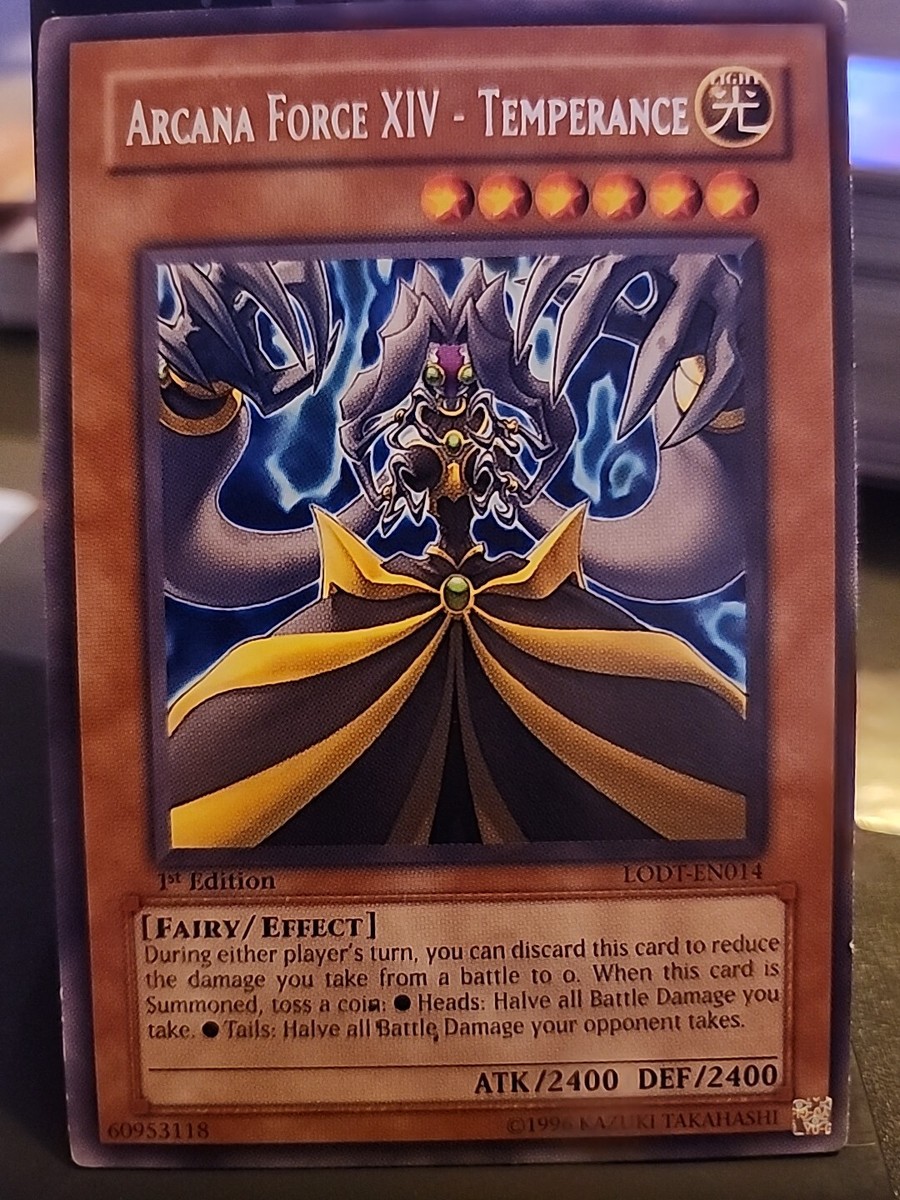 Arcana Force XIV - Temperance - 1st Edition - Rare Foil - Yugioh Light  Monster | eBay