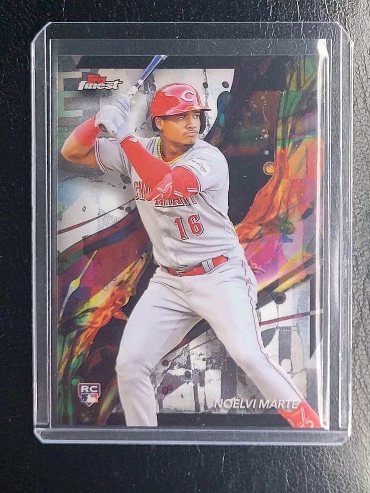 2024 Topps Finest #10 Noelvi Marte, Cincinnati Reds RC
