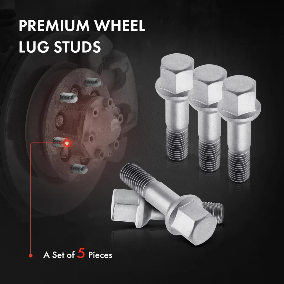 5x Perno de rueda M12-1.50 para Mercedes-Benz 190E 300CE C220 C230 CLK320 SL320 E420 Foto 3 de 4