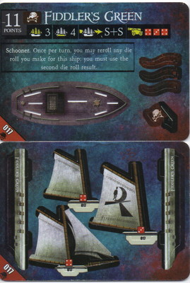 Wizkids Pirates Pocketmodel - Fiddler's Green (Ship) DJC 017 C