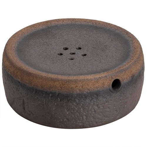 12.9cm Retro Teapot Holder Stoneware Pot Mat Tea Tray Kung Fu Tea Set