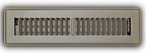 TruAire SmoothGlide 2 inch x 12 inch Brown Floor Diffuser - Picture 1 of 3
