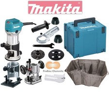 Makita Multifunktionsfräse RT0702CX2J Oberfräse, Fräse RT0702 + Zubehör + Module