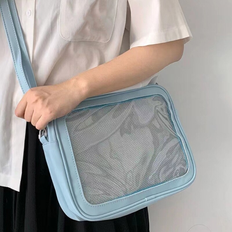 Stebcece Japanese Harajuku Style Ita Bag - Clear PVC Shoulder Bag For Women, Crossbody - View #8