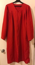 Graduation Gown Red for College High School Unisex Medium 5 4