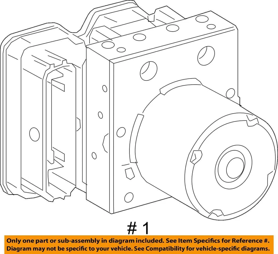 Anti-Lock Brake Part Fits 19-23 LEXUS ES350 1990074 - Image 2 of 2