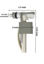 Delta Toilet RP71168 Side Mount Fill Valve by NuFlush