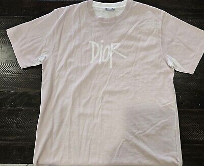 Christian Dior x Shawn Stussy XXL T-shirt Large Pink | eBay Christian Dior x Shawn Stussy XXL T-shirt Large Pink | eBay