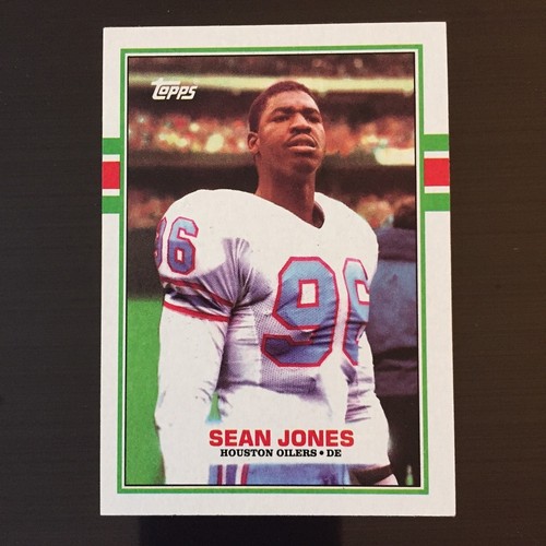 1989 Topps SEAN JONES 102 Houston Oilers Northeastern eBay