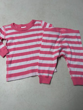 HANNA ANDERSSON 100 ORGANIC 2PC LONG JOHNS PAJAMAS 60 6 9 MS  LNW