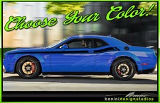 Side Racing Stripes Fits 2015 - 2023 Dodge Challenger Rtsrt8 Srt 2008-2014