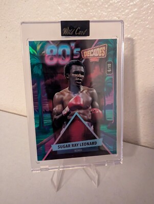 2024 Wild Card Decades  pack In Time  Preview Edition Sugar Ray Leonard 6/10