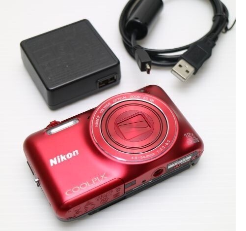 Nikon COOLPIX s6600 赤 Nikon COOLPIX S6600 Red Digital Camera 16.0MP Zoom 12X F/S