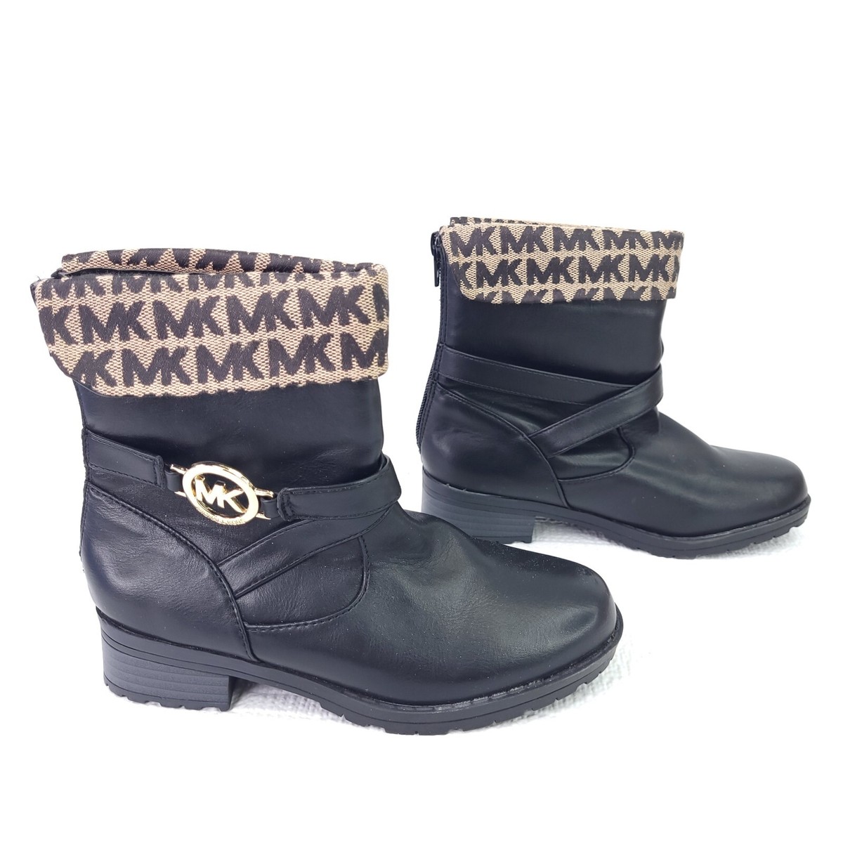 Michael Kors MK Naveela Booties Girls Ankle Boots Fashion Shoes