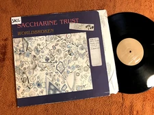 Saccharine Trust Worldbroken Vinyl ORIG SST 1985 Mike Watt Punk minutemen alt LP