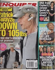 Patrick Swayze National Enquirer Magazine Queen Latifah Hollywood Divorce Lawyer