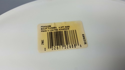 WEDGWOOD FRANCES (PEACH) SOUP TUREEN (PERFECT) - Picture 8 of 8