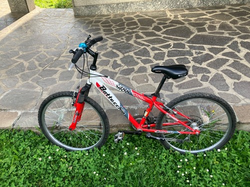 Bicicletta Bottecchia bianca e rossa bambino cerchi da 24”