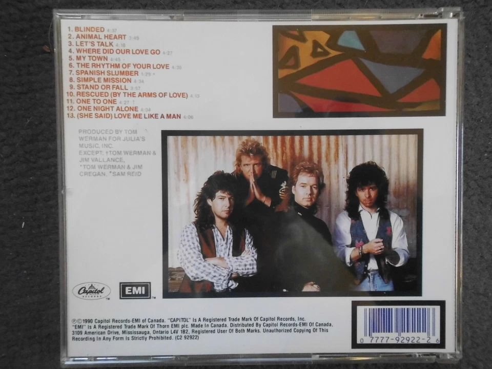 CD Glass Tiger - Simple Mission, Capitol 1990, sehr guter Zustand ! - Bild 3 von 3