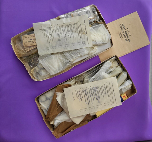 JUEGO DENTAL MÉDICO MILITAR SOVIÉTICO VINTAGE EN EMBALAJE ORIGINAL URSS - Imagen 22 de 24