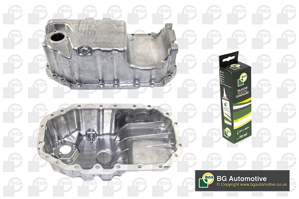BGA Oil Sump Fits Seat Ibiza 2002-2009 Skoda Fabia 1999-2008 1.4 032103603AB - Image 2 of 3