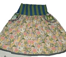Matilda Jane Womens Med Skirt Homeward Bound Wonderful Parade Pockets Sz M- NWOT