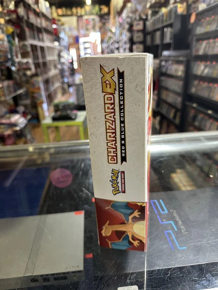 Pokemon Charizard EX Red & Blue Collection Box 25th Anniversary Trading Card NEW - Image 3 of 4
