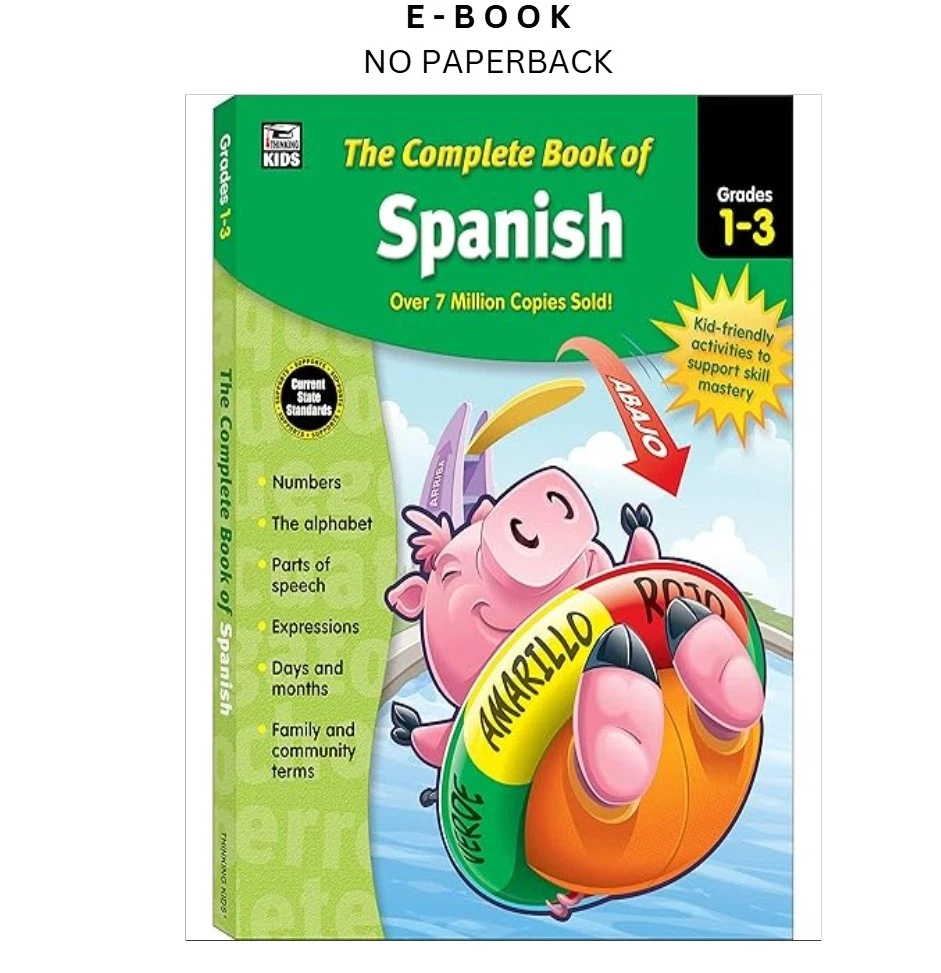 The Complete Book of Spanish Workbook, ebook | LD Global Digital Ebook Store Buy The Complete Book of Spanish Workbook, ebook, instant digital download PDF from LD Global