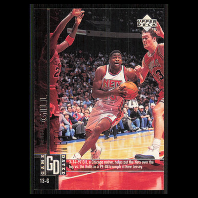 Kendall Gill #79 1997 Upper Deck Game Dated Memorable Moments New 