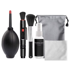 6-In-1 Camera Cleaning Kits Professional Air Blower DSLR Lens Cloth Pen Brush Cl