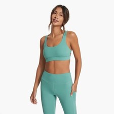 VUORI Stride Bra in Basil Green