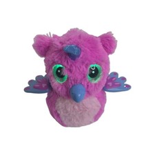 Spin Master Hatchimals Pink Bird With Blue Wings And Horn Light Up Eyes Talks