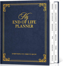 End of Life Planner Death Organizer with Tabs...
