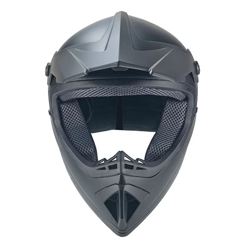 Crosshelm Helm Kinderhelm Motorradhelm Motocross Jethelm schwarz uni ECE DOT ATV - Bild 3 von 4