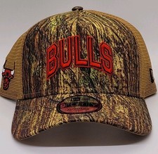 New Era Chicago Bulls All-Star Camo Trucker Hat 9FORTY Adjustable A-Frame NEW