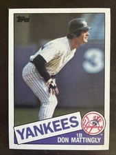 1985 Topps DON MATTINGLY #665 Free Shipping
