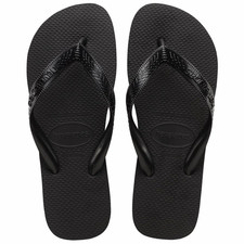 Havaianas Top Black Flip Flop Sandal Women sizes 35/36-41/42