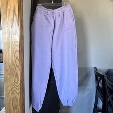Women’s Comfrt Collection Size XL Lilac Elastic Waist/ Ankle  Heavy Sweatpants