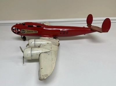*RARE* Vintage Antique Buddy L Large Pressed Steel Transport Plane