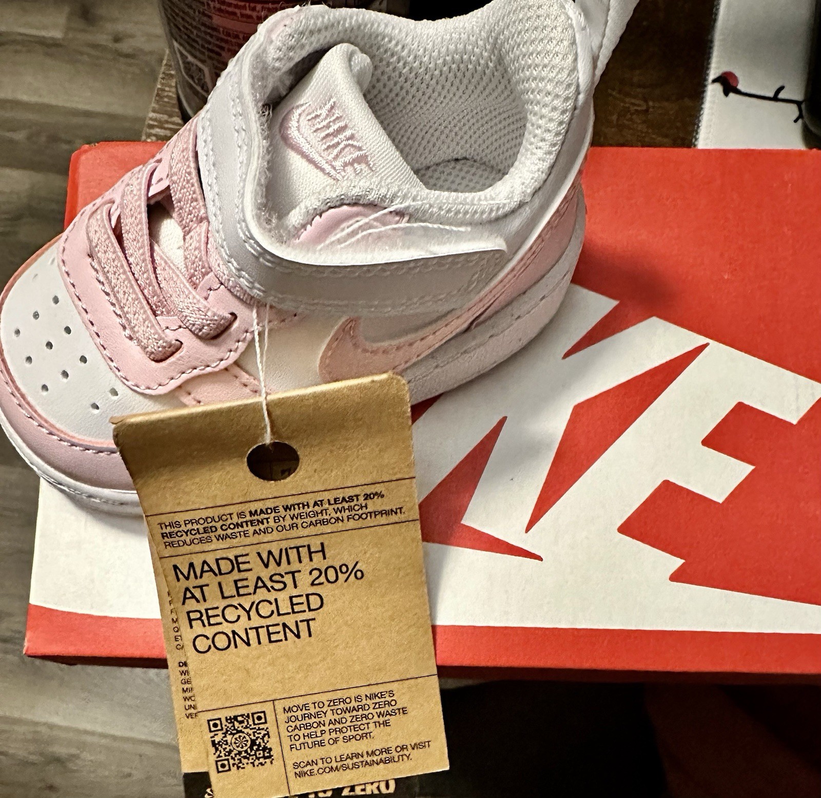 Shoes White And Pink New With Box